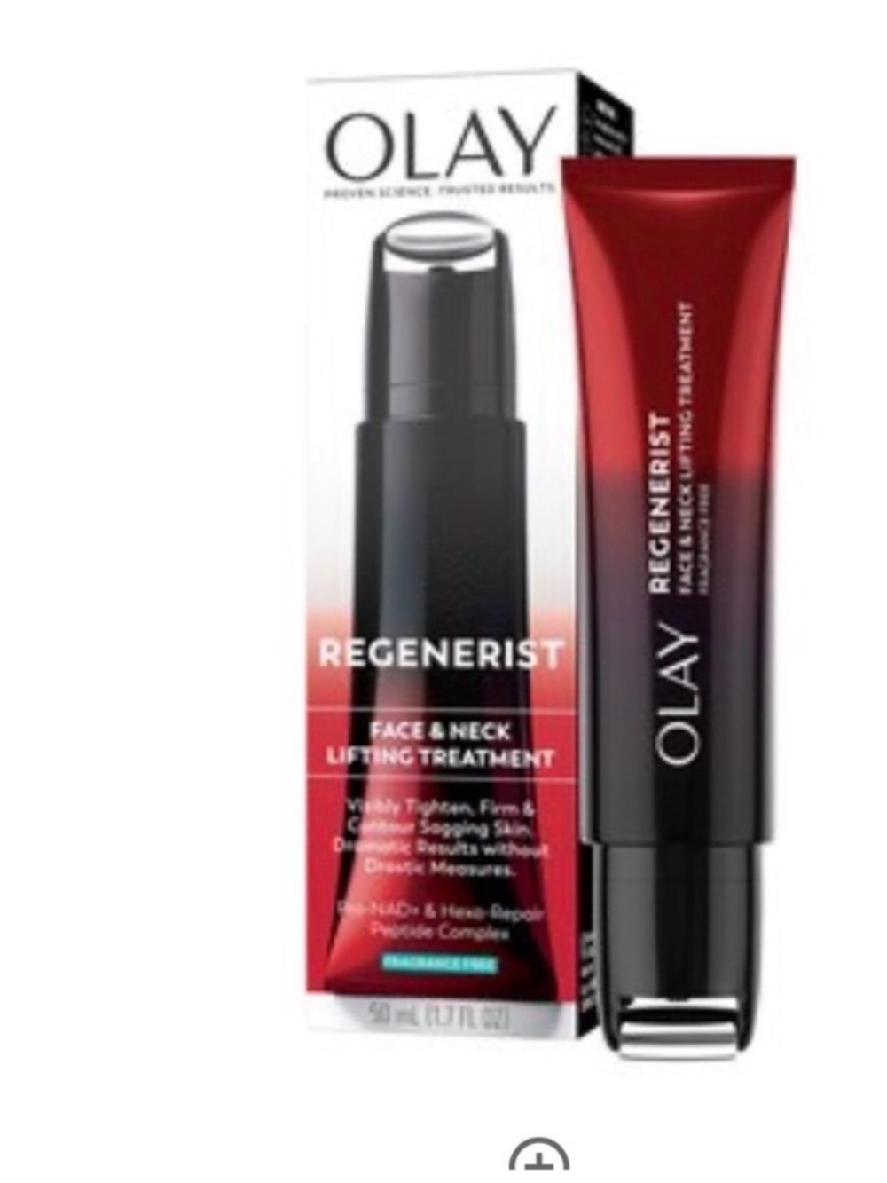 OLAY Regenerist Face & Neck Lifting Treatment - Red and Black Tube